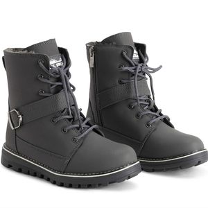 Polar Woman's Memory Foam Faux Fur Biker Snow Boots